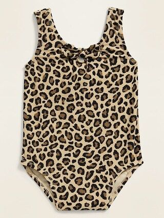 Printed Tie-Front Swimsuit for Baby | Old Navy (US)