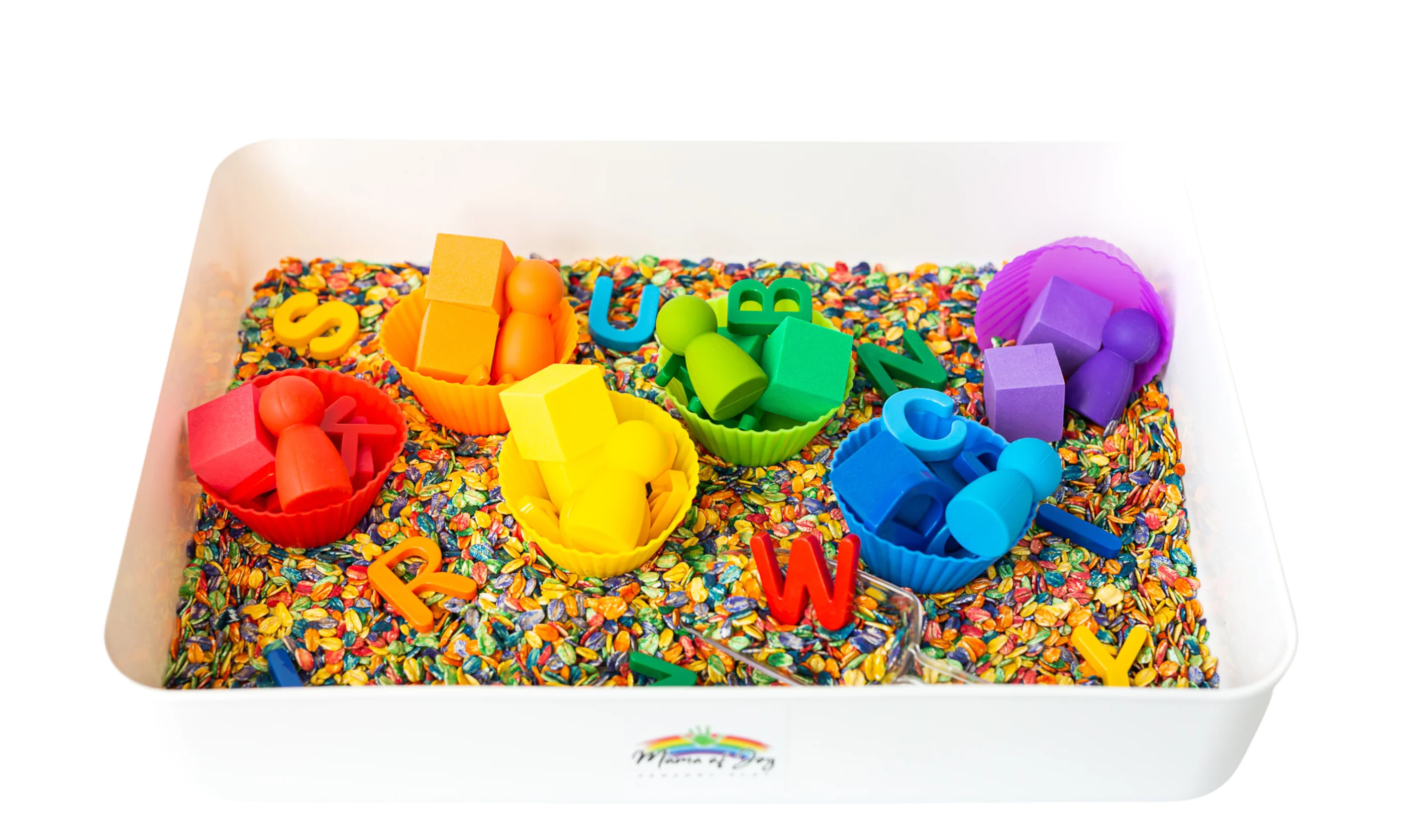 My First Sensory Bin | Mama of Joy Sensory Play