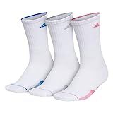 adidas womens Cushioned Crew Socks (3-pair) | Amazon (US)