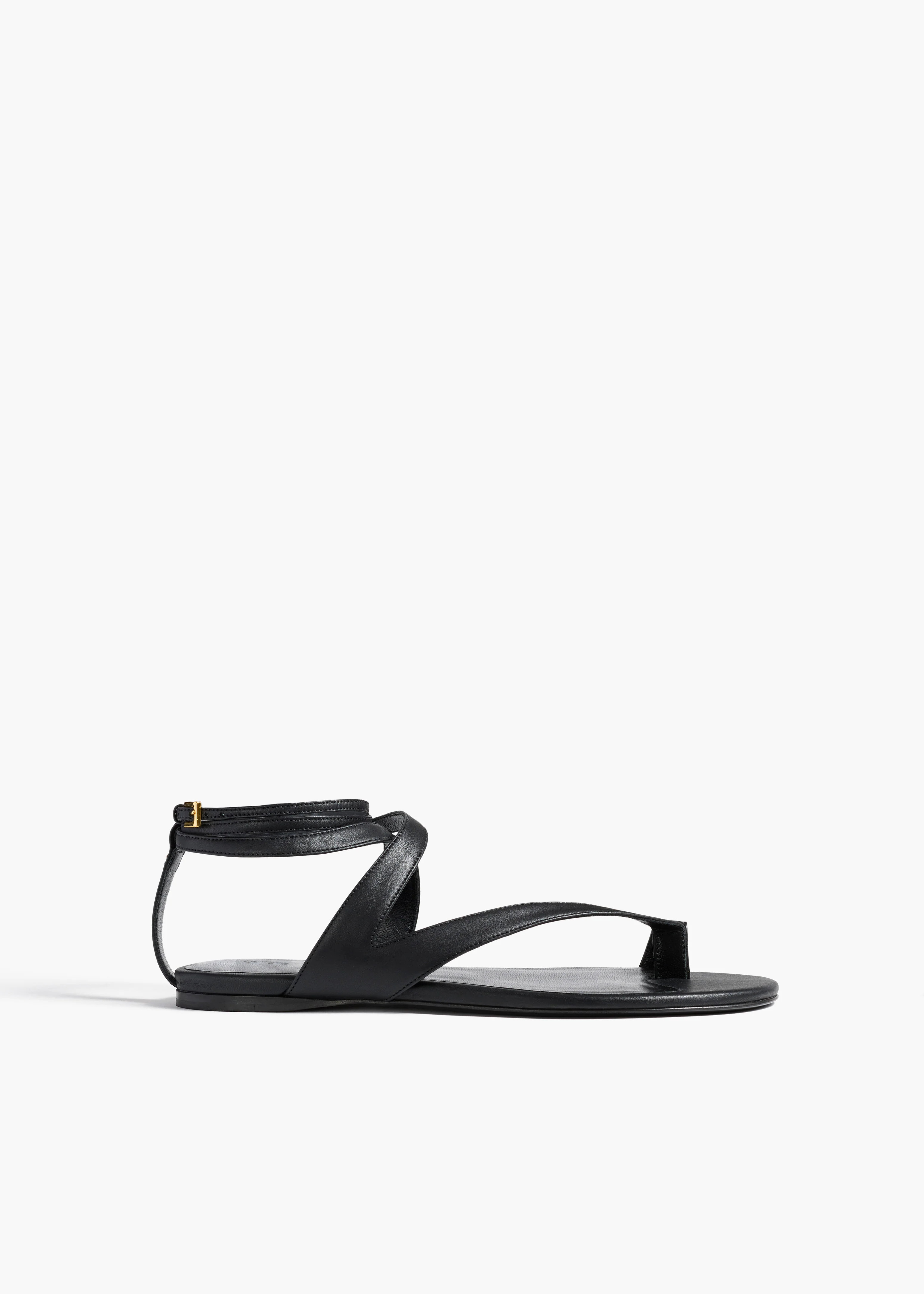 Aimee Ankle Strap Flat Sandal | Khaite