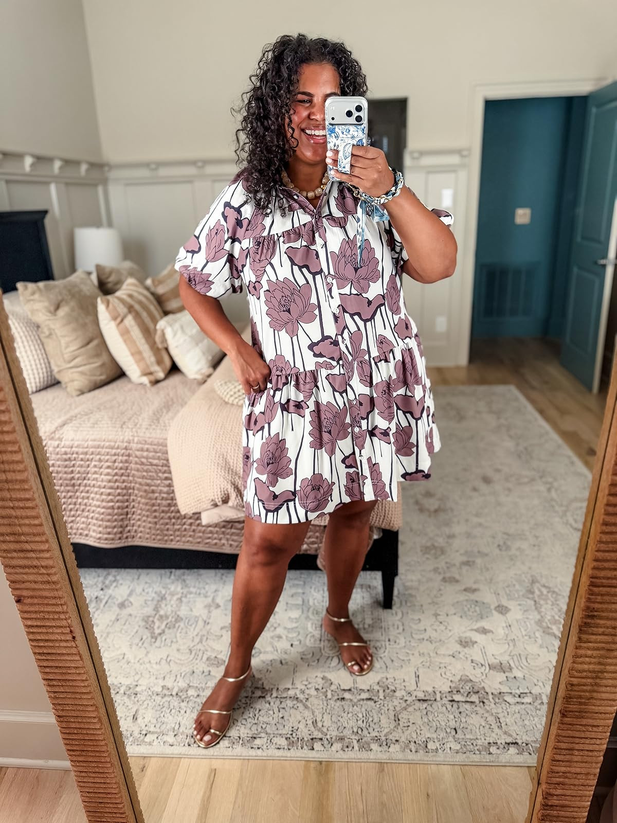 Wearing size xl in dress, nice oversized fit. #summerstyle #amazonfashion 

 #LTKootd #LTKPlusSize #LTKTall