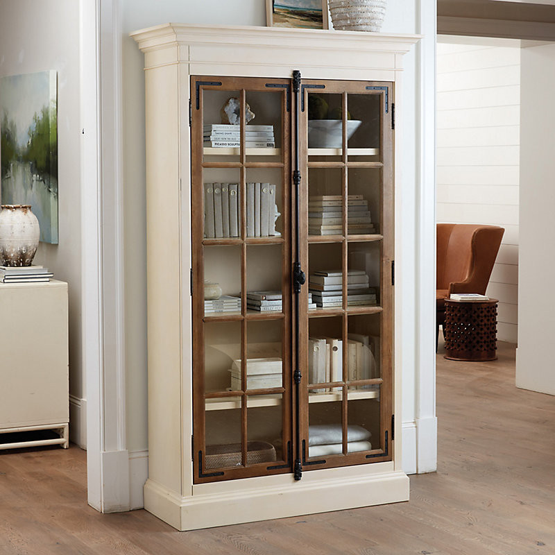 Salerno Glass Door Cabinet - Ballard Designs | Ballard Designs, Inc.