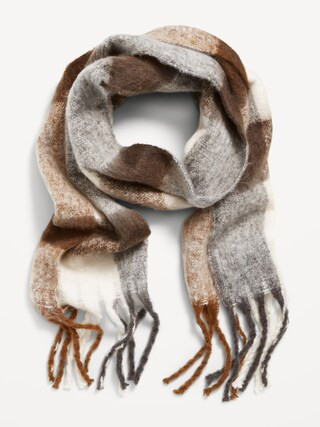 Brushed Fringed Scarf | Old Navy (US)