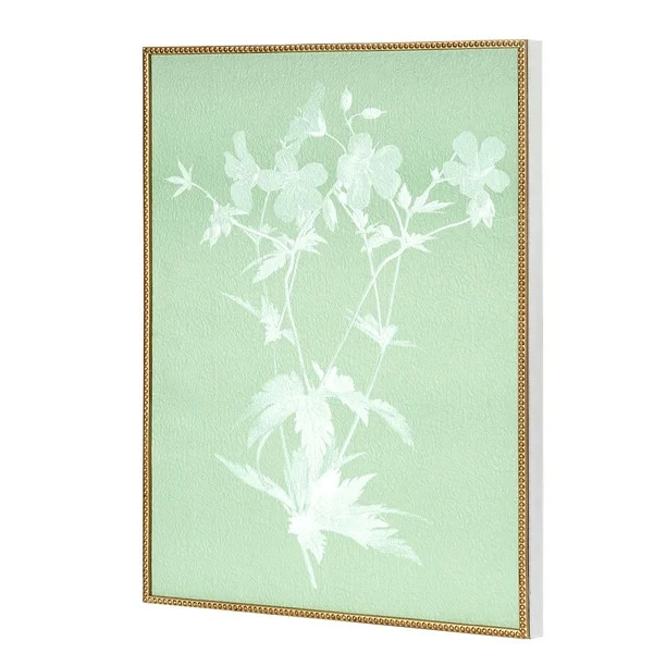 Crystal Art Gallery 18 x 24 Rectangle Floral Print Beaded Framed Green Wall Art Decor Set of 1 | Walmart (US)