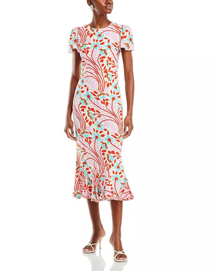 Lulani Floral Print Midi Dress | Bloomingdale's (US)
