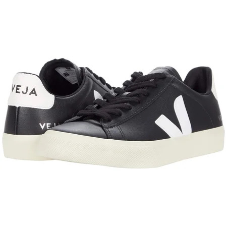 VEJA Campo (Womens, Chrome Free/Black/White, EU 41 (US Women's 10), Medium) | Walmart (US)