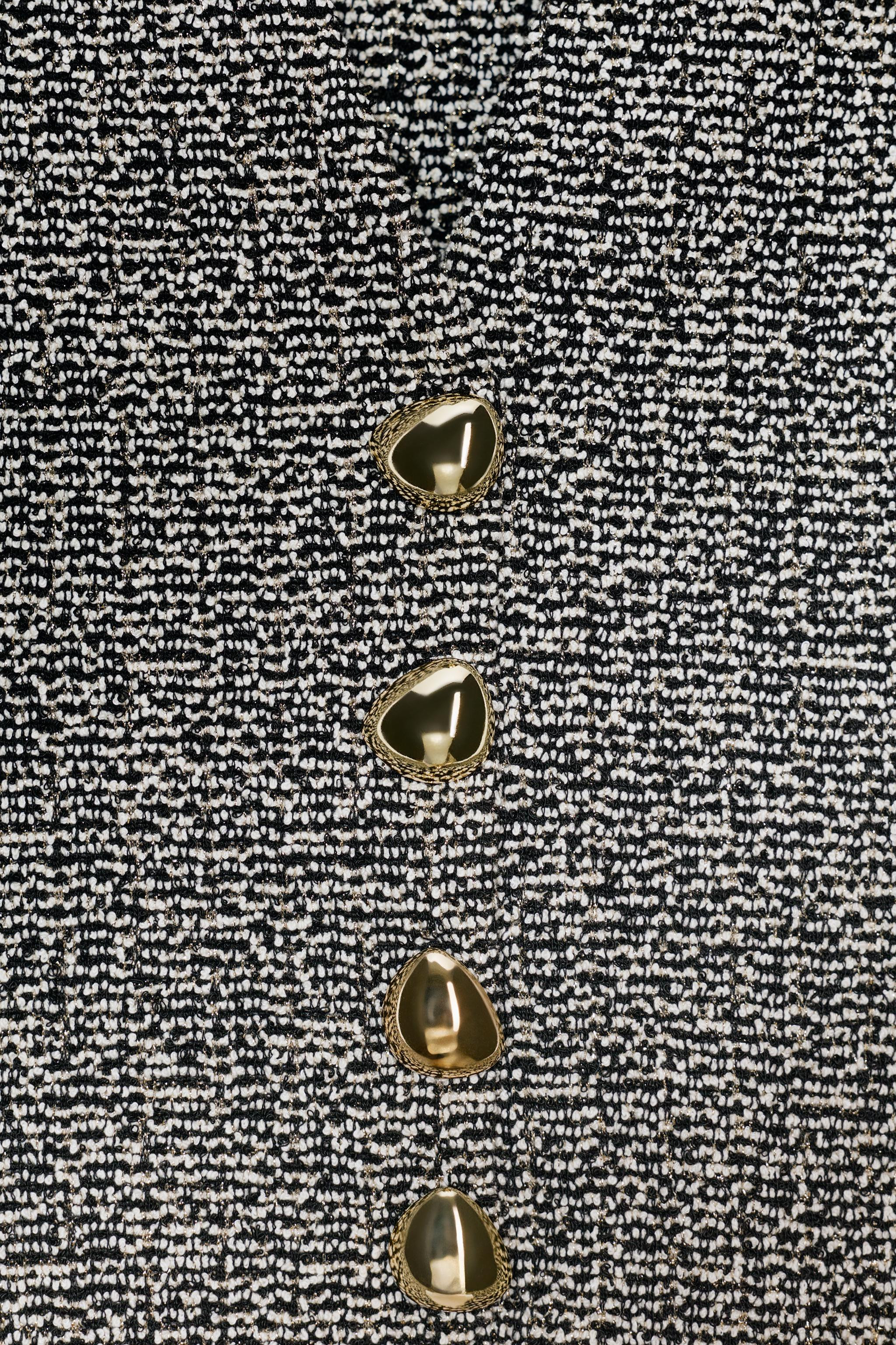 STRUCTURED BUTTON VEST | Zara US