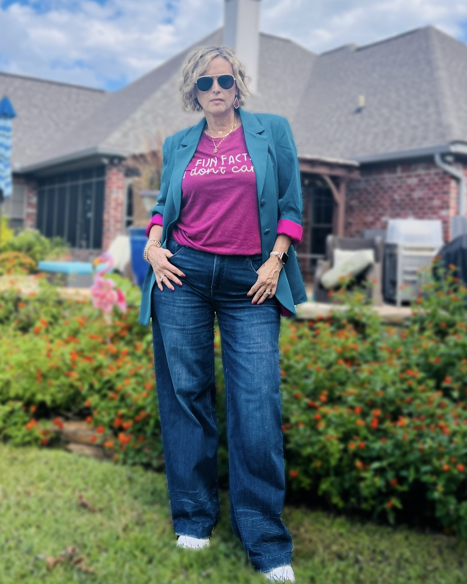 Feeling a little bit sassy today, so I’ll just let my graphic tee speak for me. 

#LTKMidsize #LTKSeasonal #LTKWorkwear