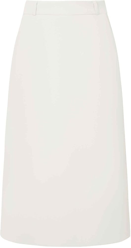 Hobemty Women's Pencil Skirt High Waist Split Back Work Midi Skirts | Amazon (US)
