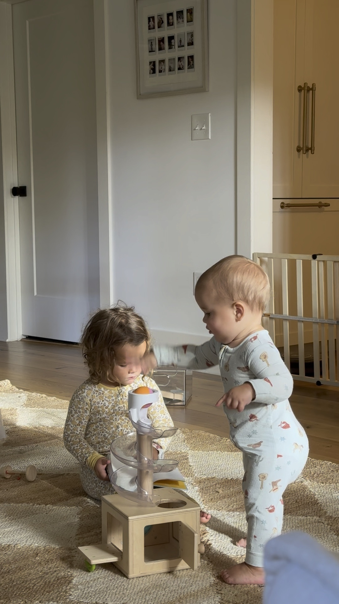 One of the most-loved toys in our house for all 3 kids! Comes in the Babbler play kit by Lovevery. They also have played so much with the carrot game as well in this kit  