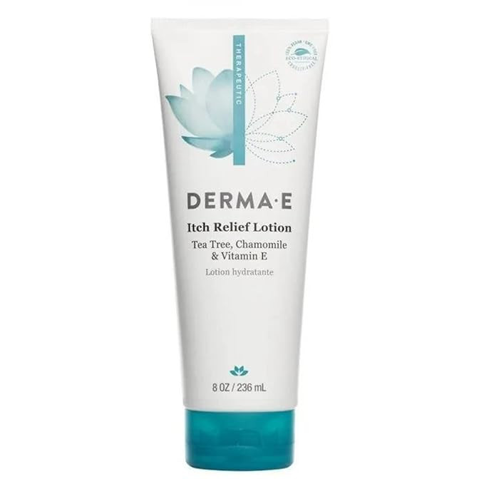 DERMA E Itch Relief Lotion – Anti-Itch Lotion for Dry Skin – Soothing Itchy Skin Cream – Li... | Amazon (US)