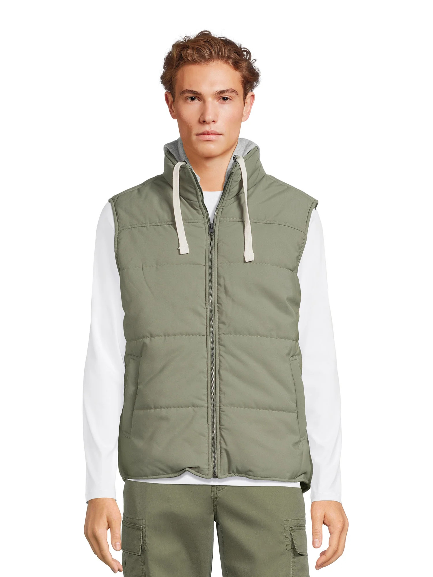 George Men's and Big Men's Hooded Vest, Sizes S-3XL | Walmart (US)