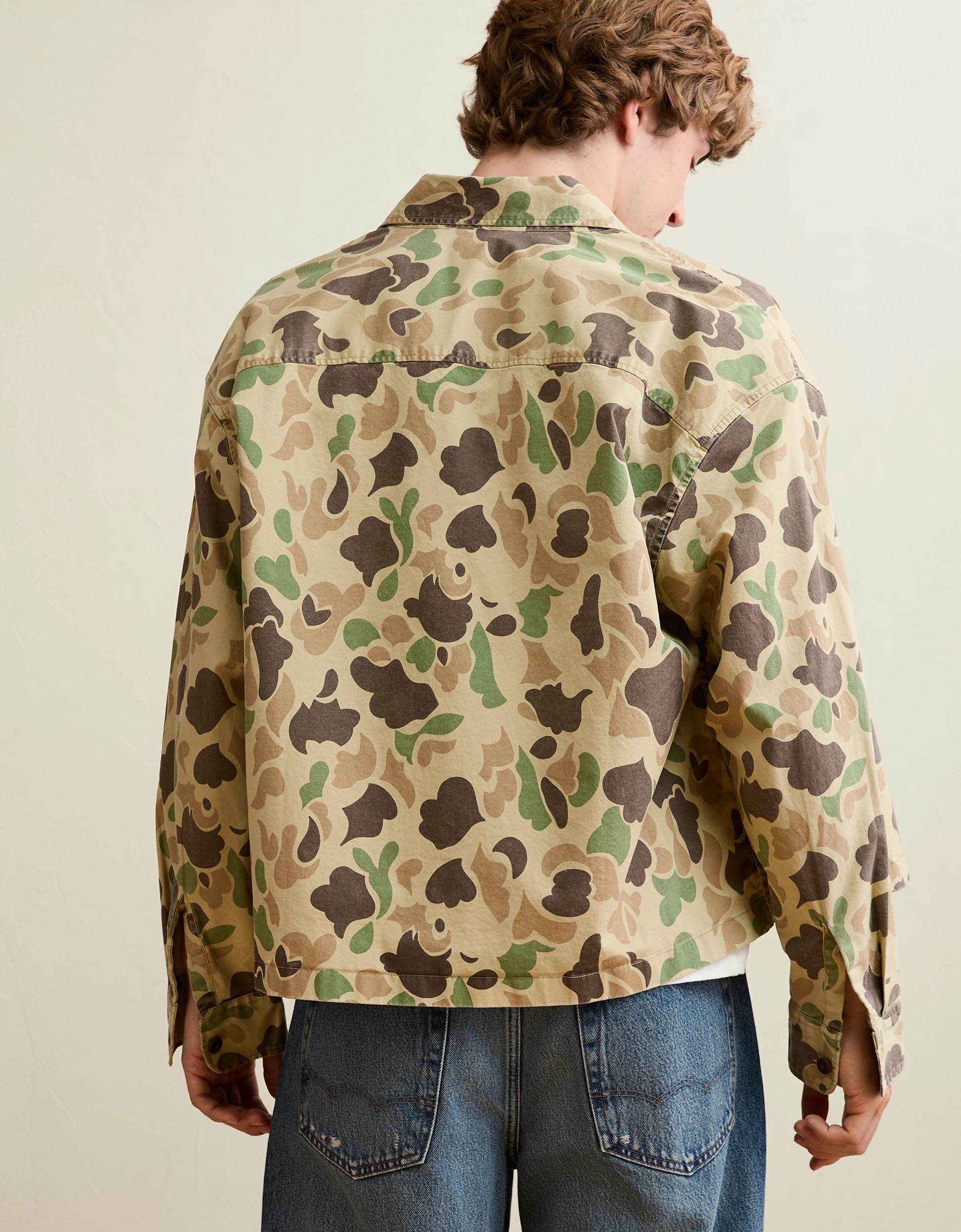 AE Boxy Fit Overshirt | American Eagle Outfitters (US & CA)