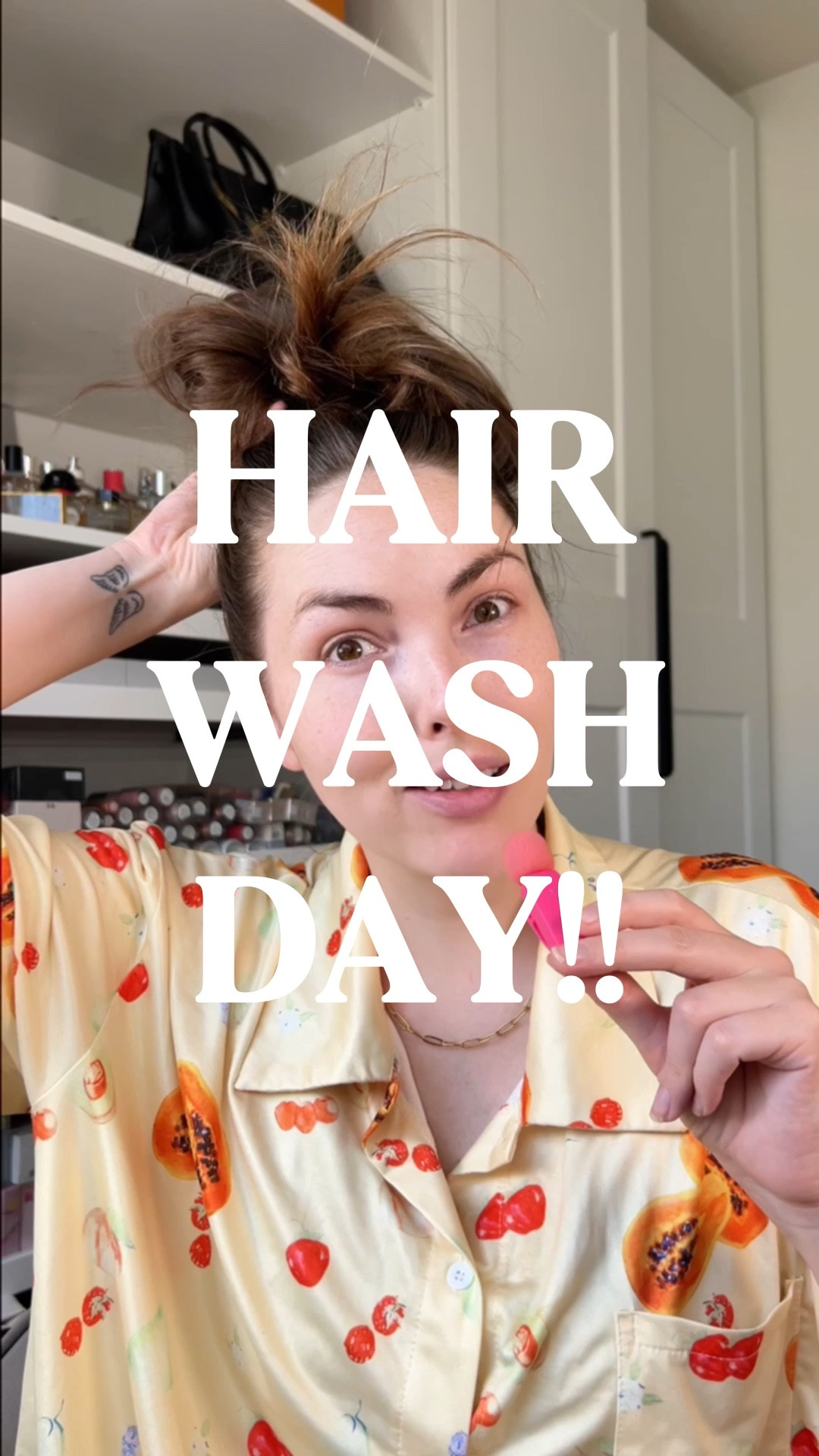 Hair wash day!