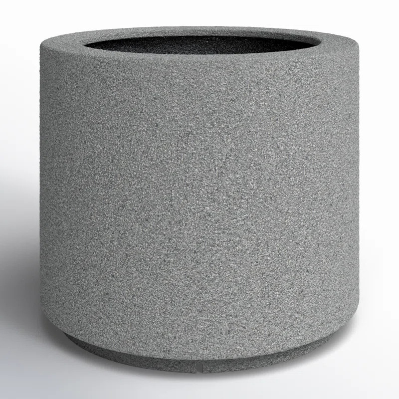 Gita Large Lightweight Outdoor 23" x 19" Round Planter Box | Wayfair North America