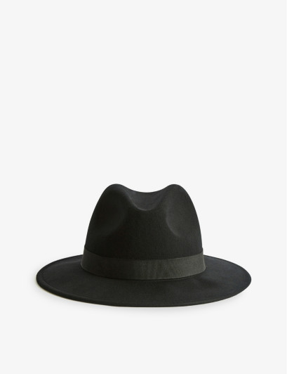Womens Black Ashbourne Wool Fedora hat M/L | Selfridges