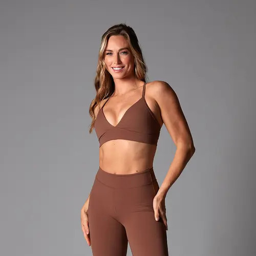 Tavi Adjustable Studio Bra in Clove at Nordstrom, Size Small | Nordstrom