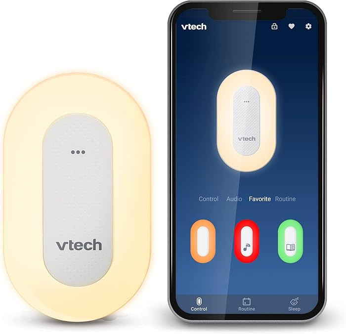 VTech BC8113 V-Hush Plug Sleep Training Soother with 40 Stories/Songs/Sounds & Record Your own Vo... | Amazon (US)