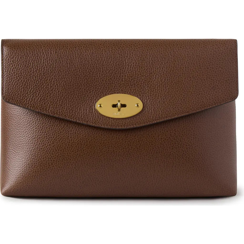 Mulberry Large Darley Cosmetic Pouch in Oak at Nordstrom | Nordstrom