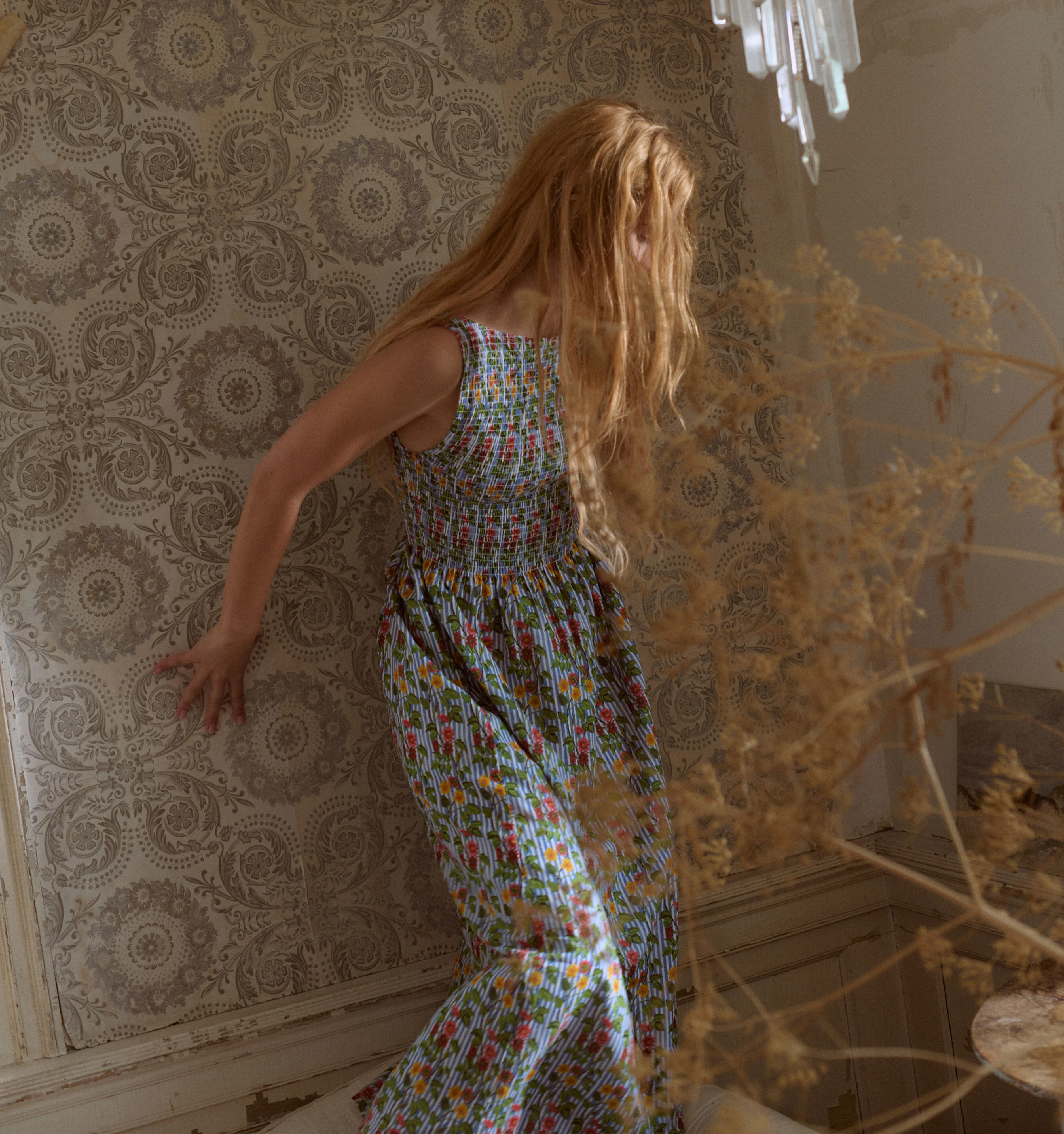 The Cosima Nap Dress - Chocolate Circular Lattice | Hill House Home US