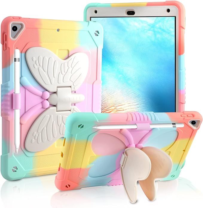 for iPad 9.7 Case 2018 iPad 6th Generation Cases Butterfly Kickstand Pencil Holder, 2017 iPad 5th... | Amazon (US)