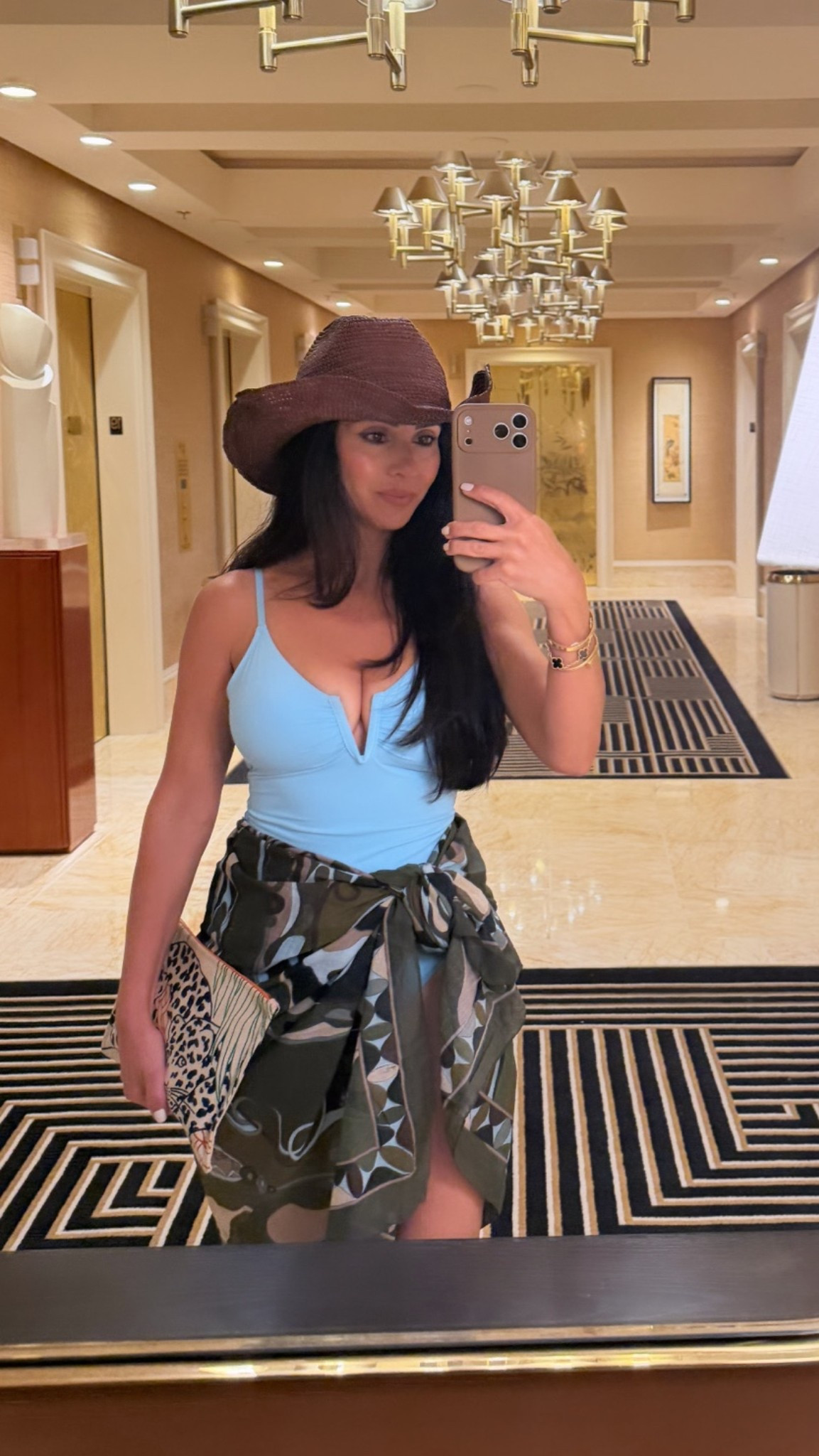Summer style pool day look in Las Vegas 

Bathing suit size: small

Rita Salmo | petite fashion | Pucci wrap | amazing swimsuit | monday swimwear hat | Hermes

#LTKOver40 #LTKPetite