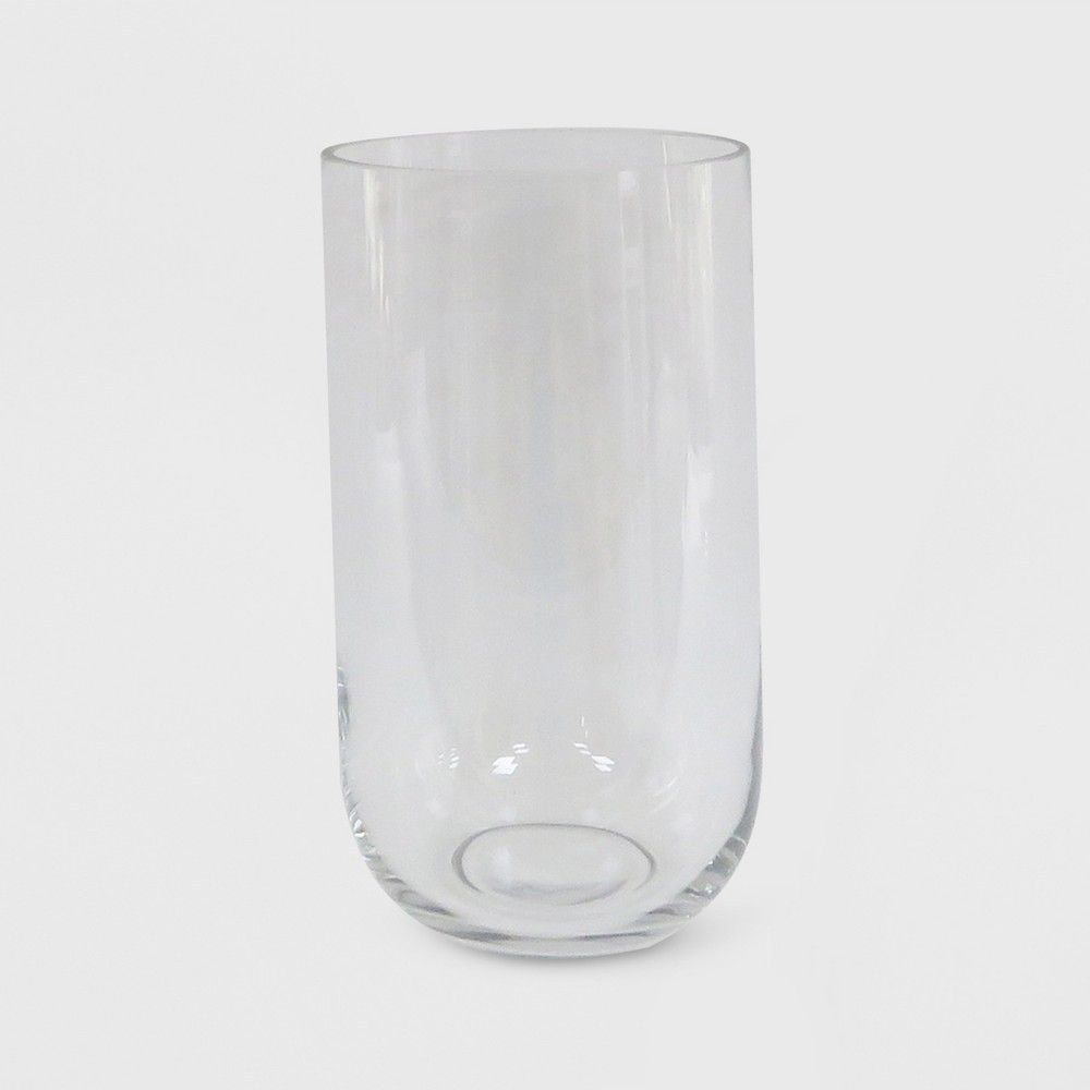 11"" x 6.2"" Hurricane Glass Pillar Candle Holder Clear - Made By Design™ | Target