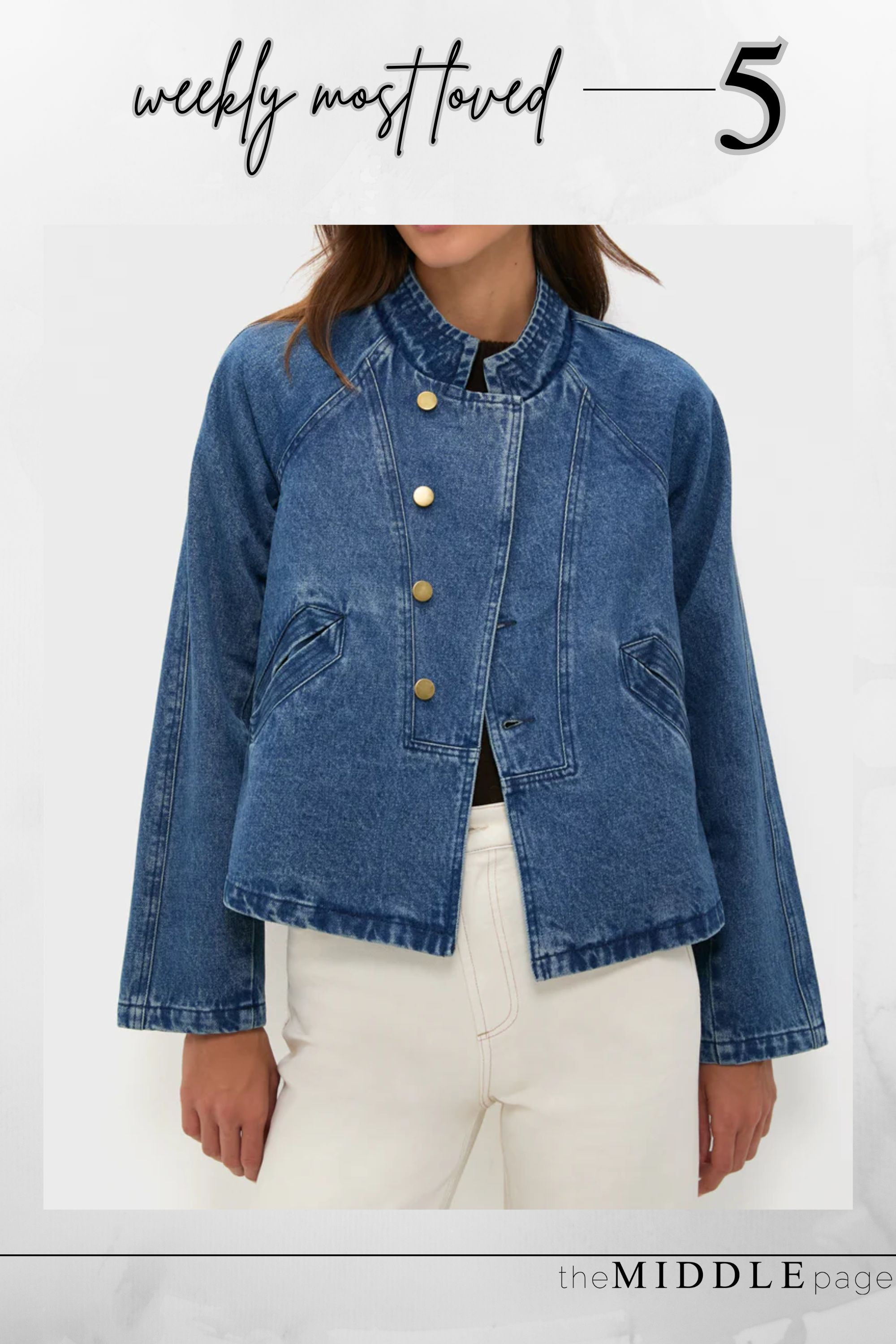 This dark denim jacket is such a chic layering piece for spring outfits 2026 and cool summer nights. Perfect over dresses, white denim, or even styled for country concert outfits. 

 #LTKootd #LTKSeasonal #LTKOver40
