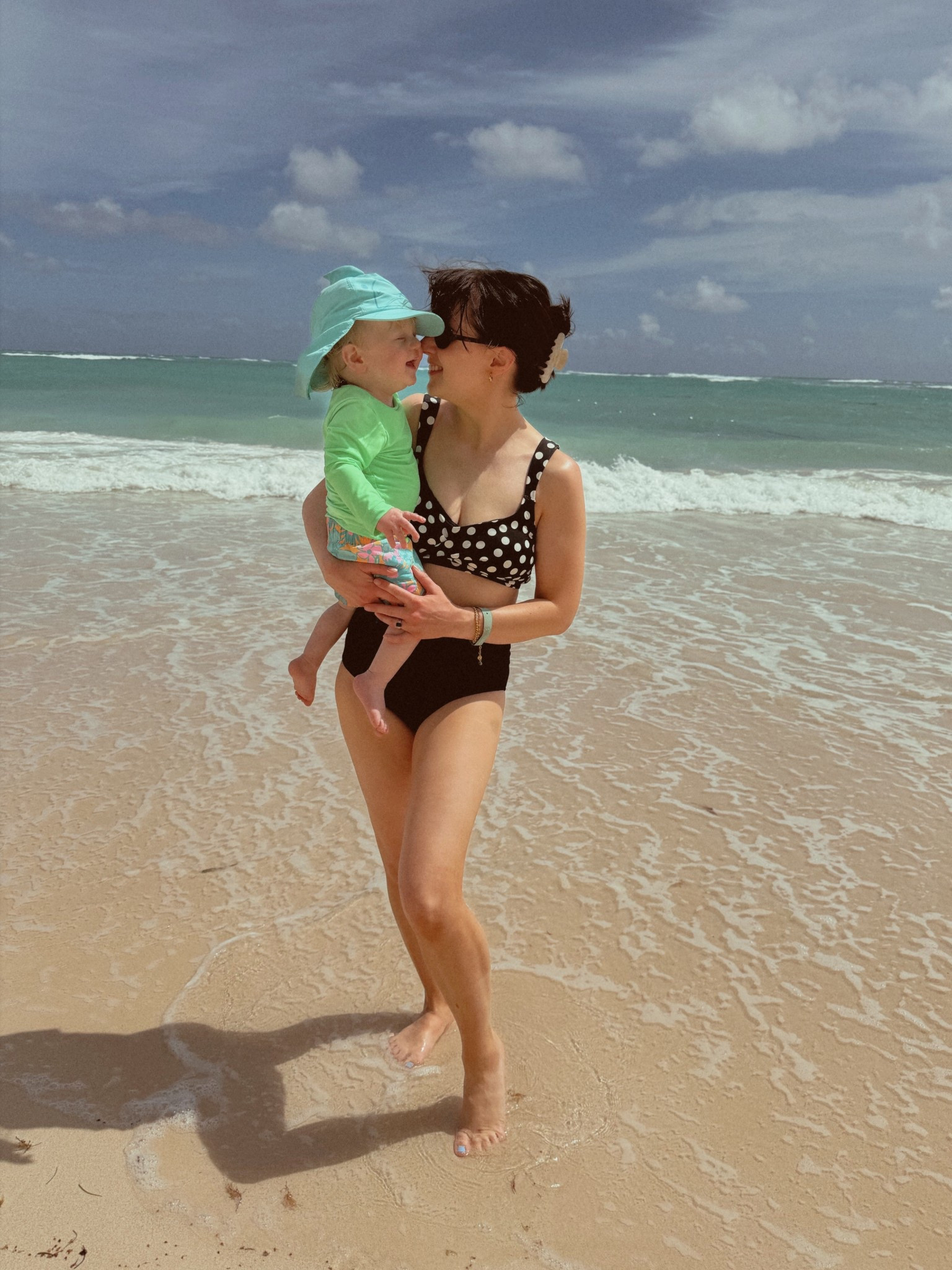 This swimsuit is so comfy & flattering! S top & sized up to a 4 regular bottom (comes in petite/tall too!)

Vacation outfits beach, mom friendly swimsuit, 

#LTKSwim #LTKPetite #LTKBaby