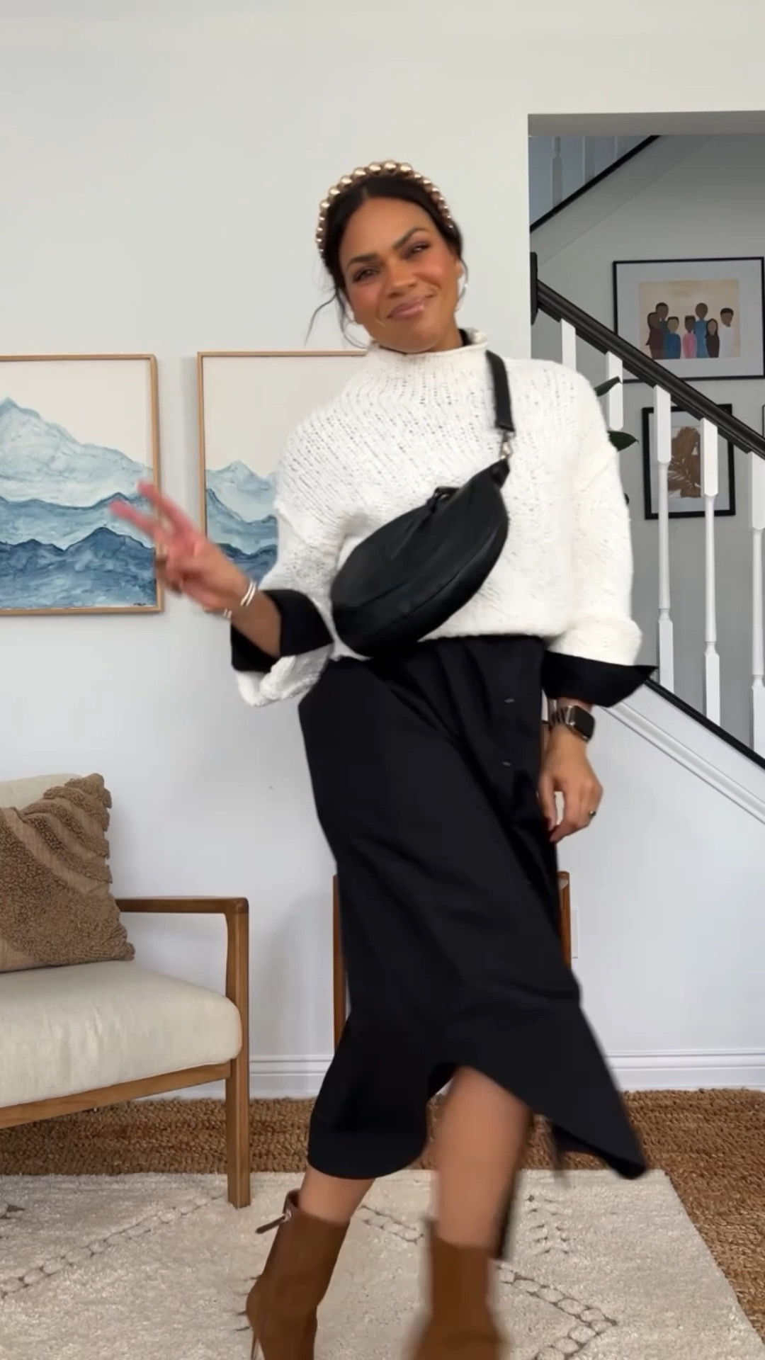 Two completely different styles of dresses from @anthropologie: A classic full length shirt dress and a feminine floral - I love finding a variety of ways to style them- sweater, chambray, denim, belted… it’s fun to play:) Head to stories or my LTK for deets! Are you more into minimalist classics, or flowy florals… or both? @Anthropologie #ad #myanthropologie