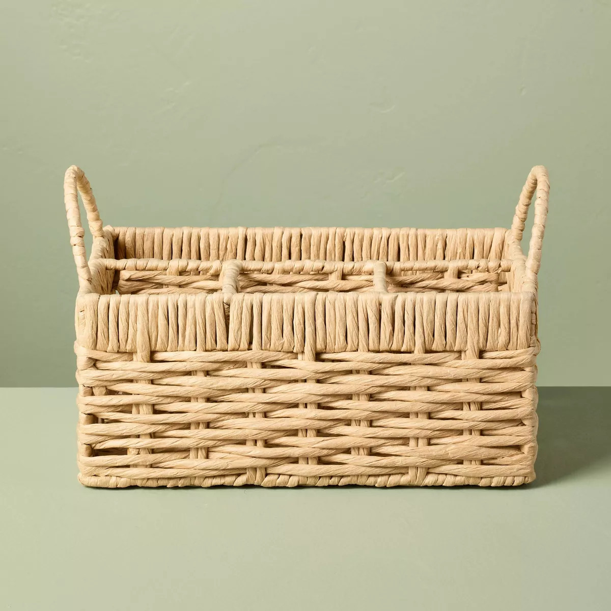 Woven Paper Flatware Caddy - Hearth & Hand™ with Magnolia | Target