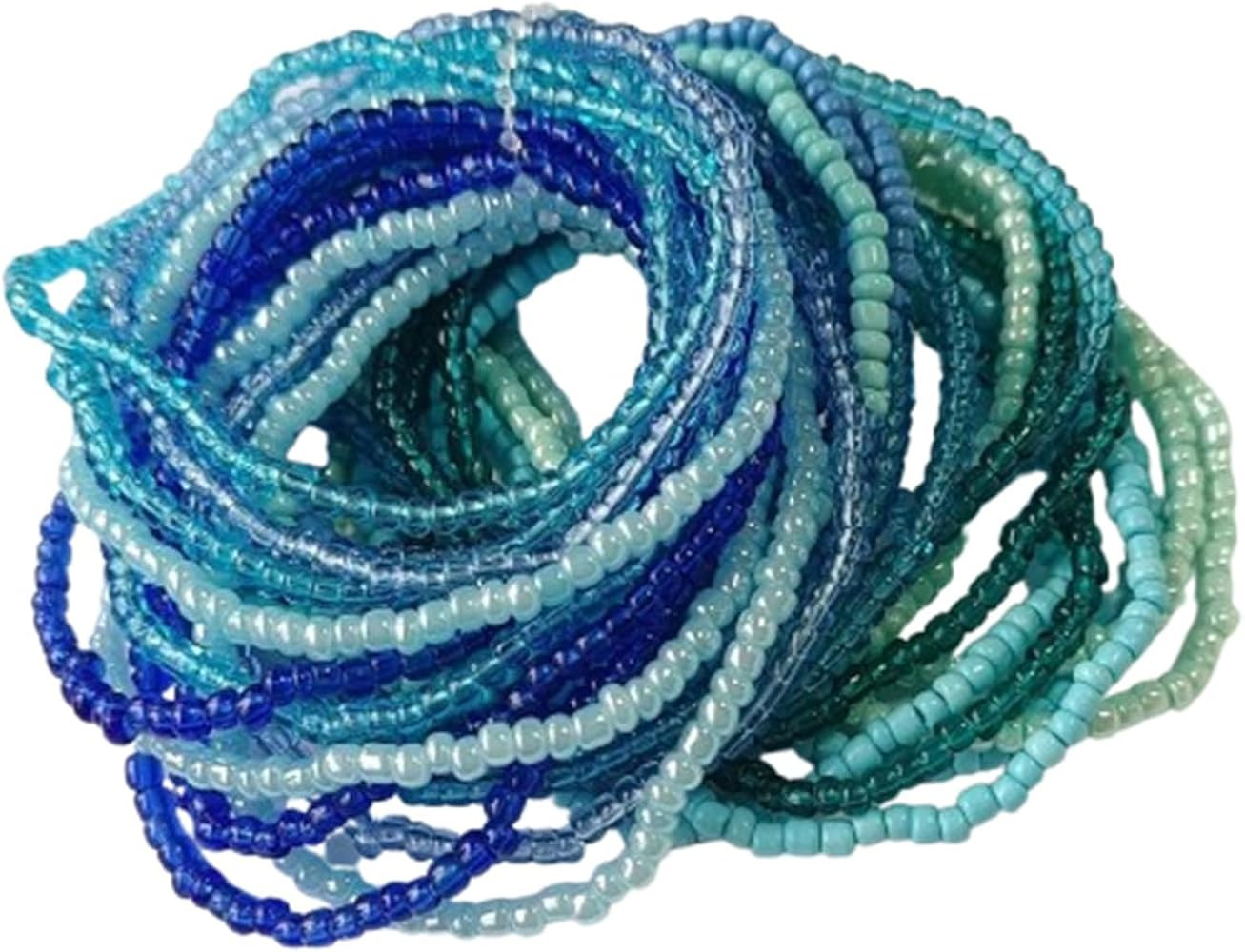 17pcs Bohemian Stackable Multilayer Elastic Bracelets - Handmade Seed Beaded Jewelry for Women & ... | Amazon (US)