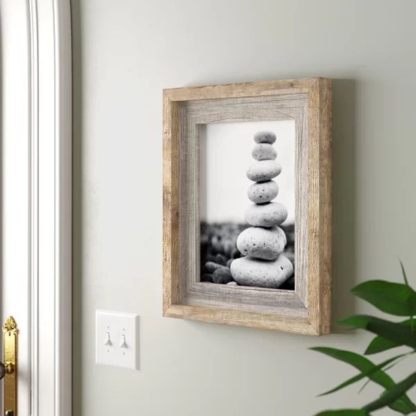 Reclaimed Barn Wood Open Picture Frame | Wayfair North America