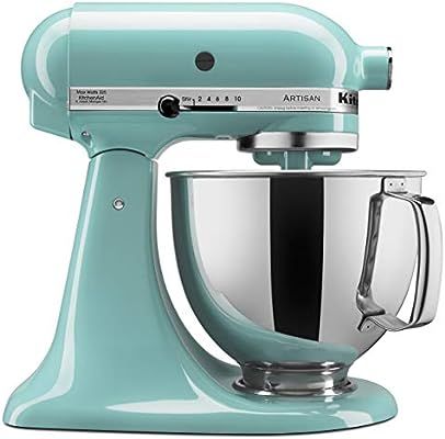 KitchenAid KSM150PSAQ Artisan Series 5-Qt. Stand Mixer with Pouring Shield - Aqua Sky | Amazon (US)