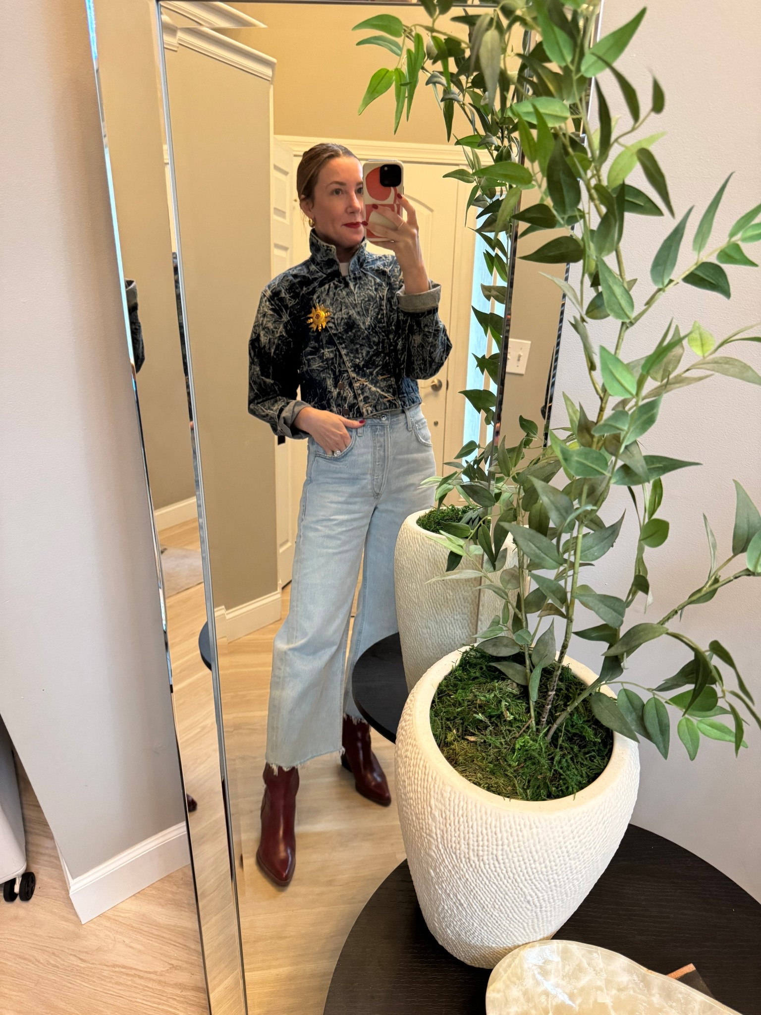 Jacket is vintage but these burgundy boots are new and getting lots of wear! 

#LTKShoeCrush #LTKStyleTip