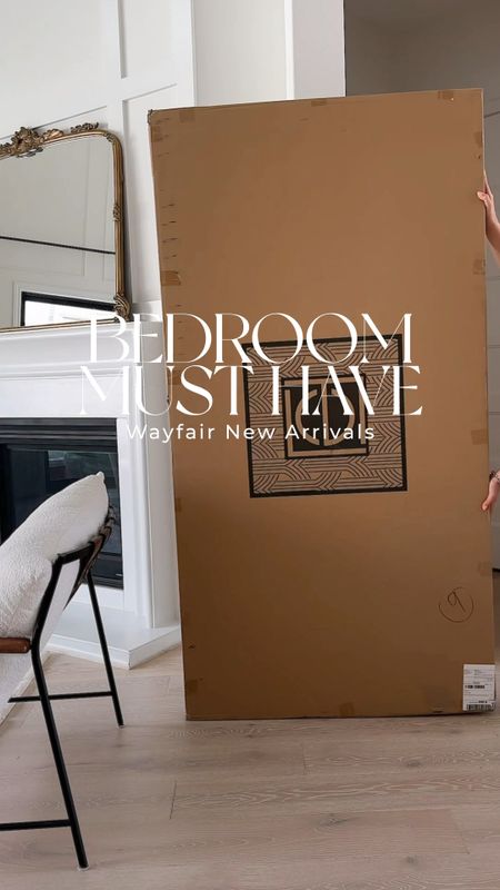 Guest Bedroom Must Haves! ✨ We’ve been working on this room for awhile now and it’s coming together. We added a couple of pieces from @wayfair new RE/FINE brand including this beautiful full length mirror and bedding. It helps add an elevated feel and look without breaking the bank. Bedding comes in 4+ colors and sizes twin, full, queen, and king   #WayfairPartner #OnlyAtWayfair 