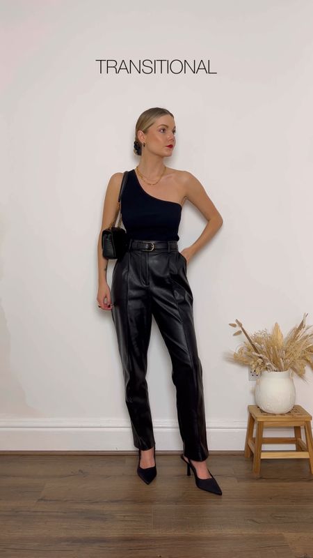 Styling leather trousers for the evenings! Trans-Autumn-Winter 🖤

#LTKSeasonal #LTKHalloween #LTKstyletip