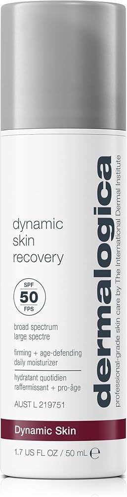 Dermalogica Dynamic Skin Recovery SPF 50 Face Moisturizer, Sunscreen Lotion - Use Daily to Firm, ... | Amazon (US)