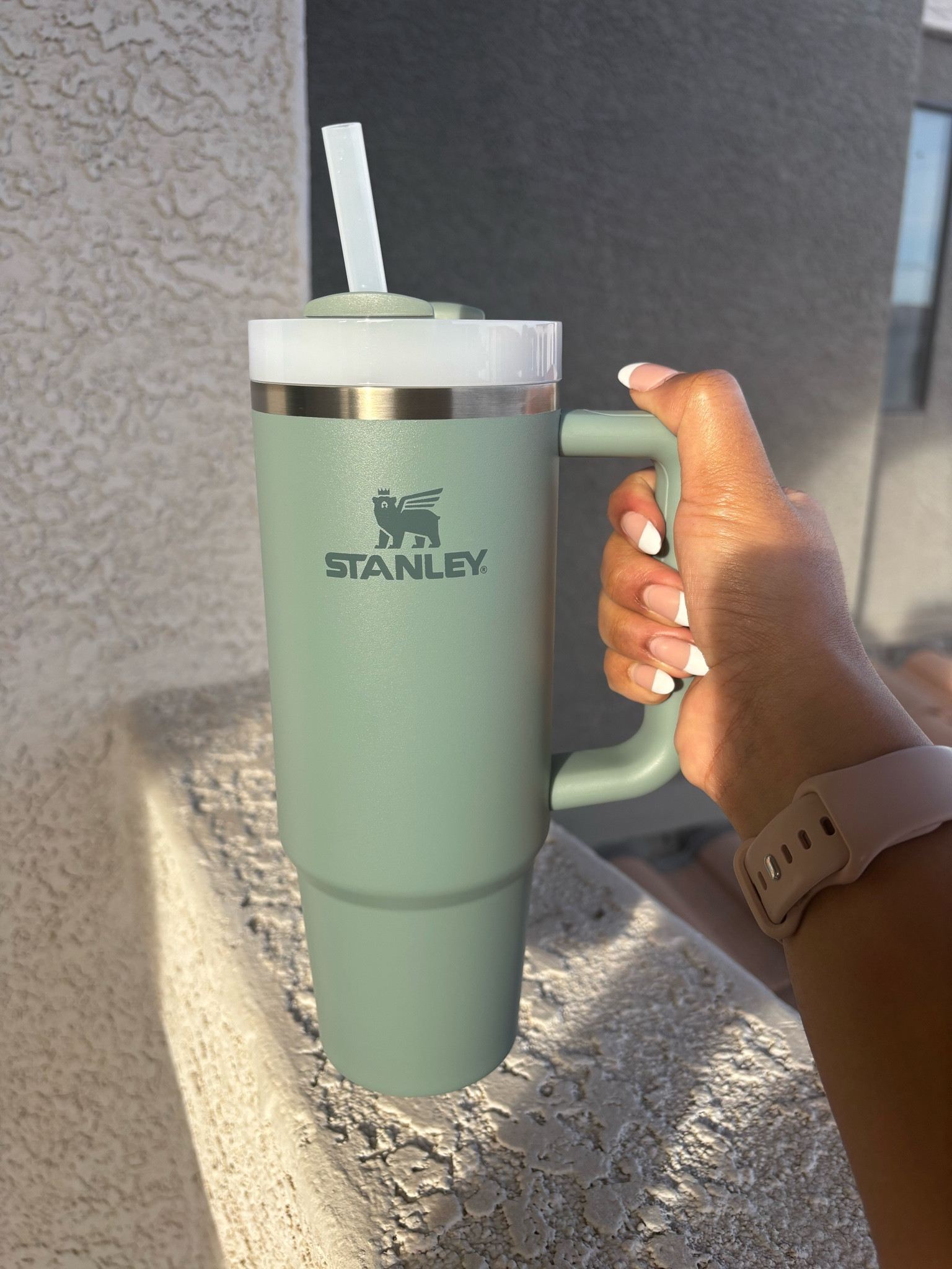Love my new Stanley! This color 😍💚

#LTKGiftGuide #LTKFitness #LTKHome