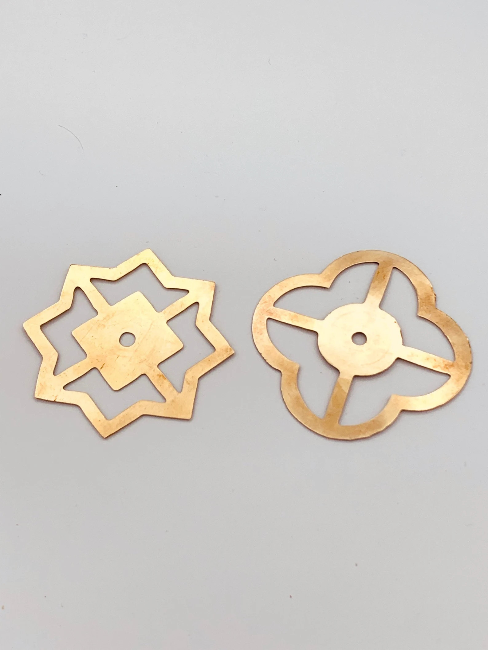 Brass Base Plate Clover or Star for Drawer Pulls Clear Lucite | Etsy | Etsy (US)