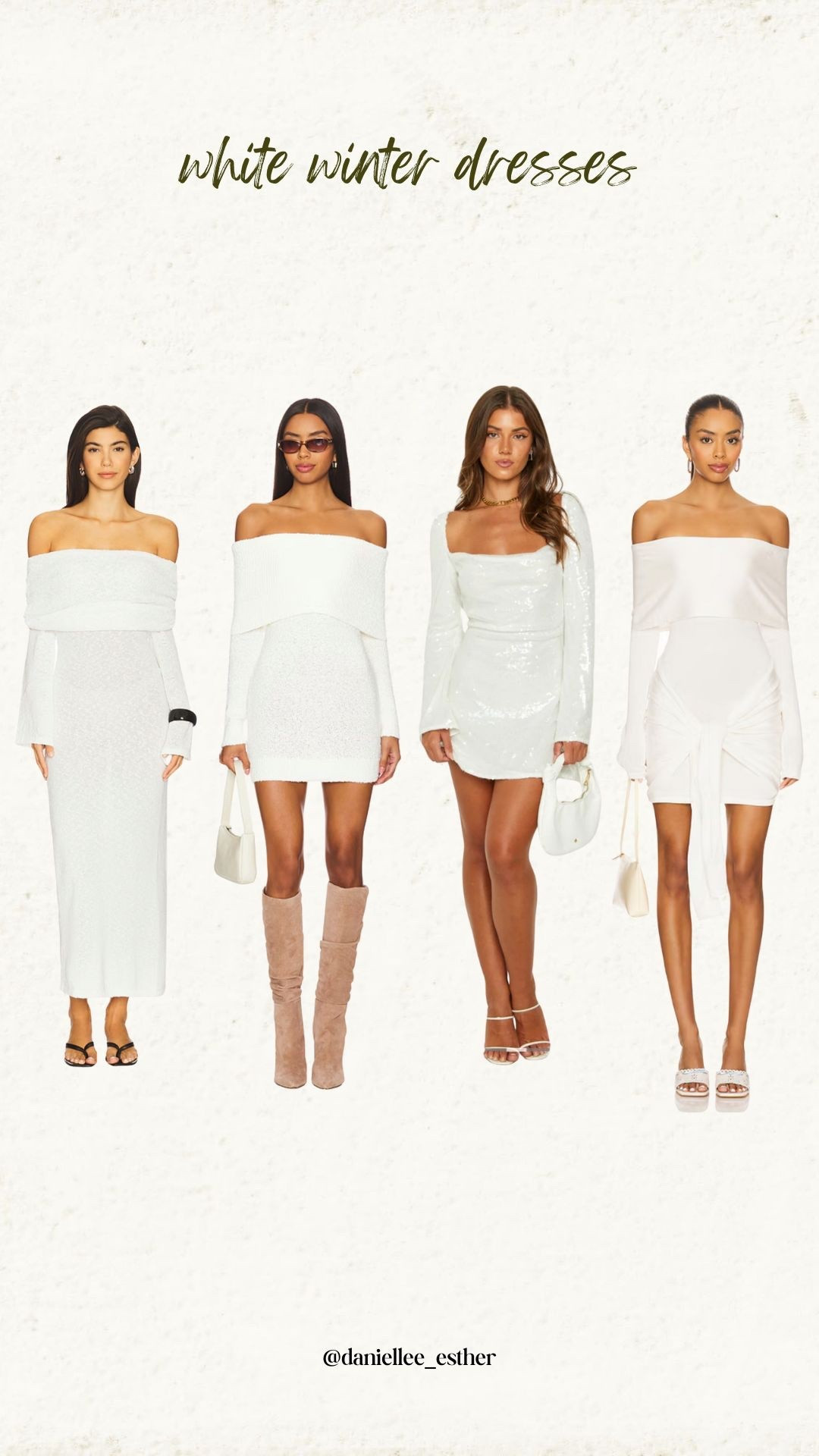 white winter dresses 

#LTKWedding #LTKootd
