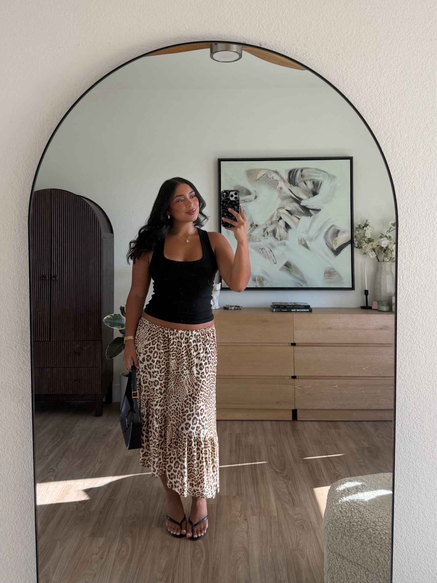 casual summer night out fit🖤 also looks cute with sandals during the day!! Aerie skirt (wearing a L, SUPER STRETCHY you could size down) & Aritzia tank (wearing a M, runs true to size)

#LTKootd #LTKMidsize #LTKSeasonal