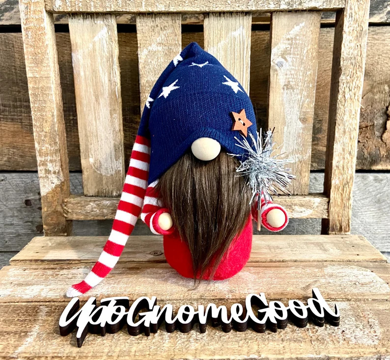 4th of July Gnome Patriotic Gnome USA Gnome | Etsy | Etsy (US)