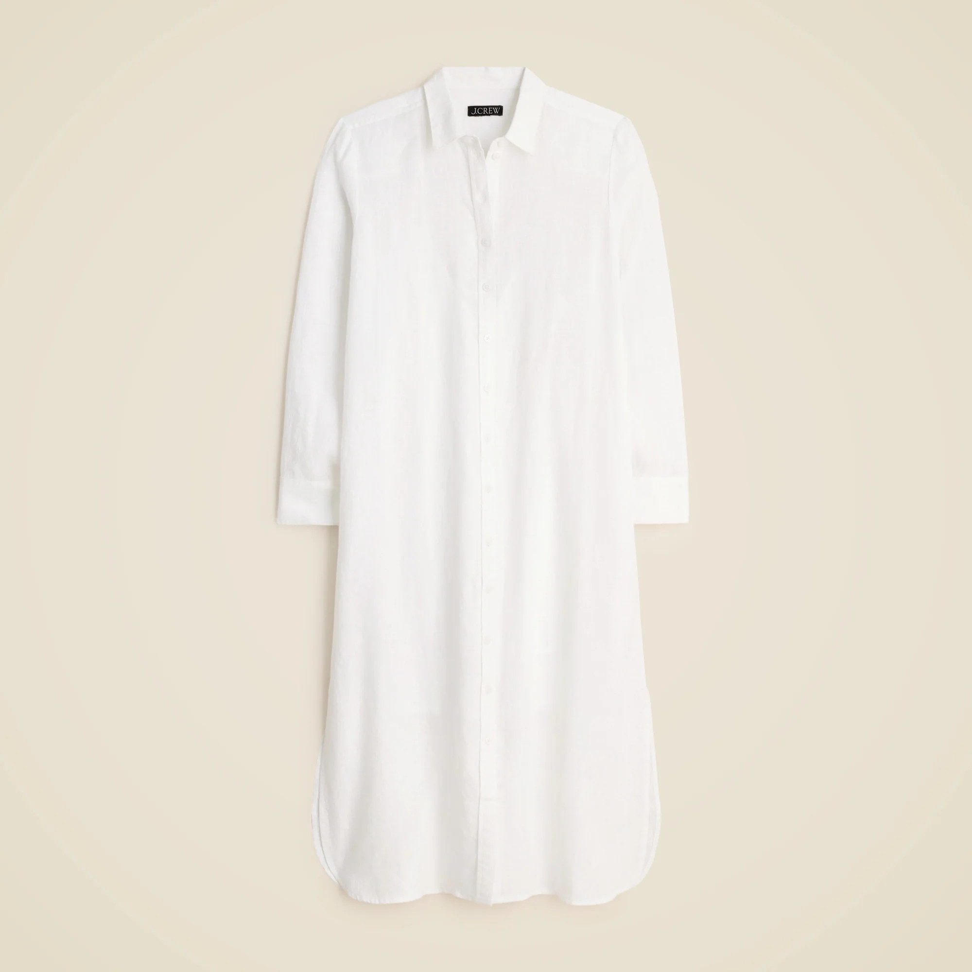 Tunic shirtdress in linen | J. Crew US