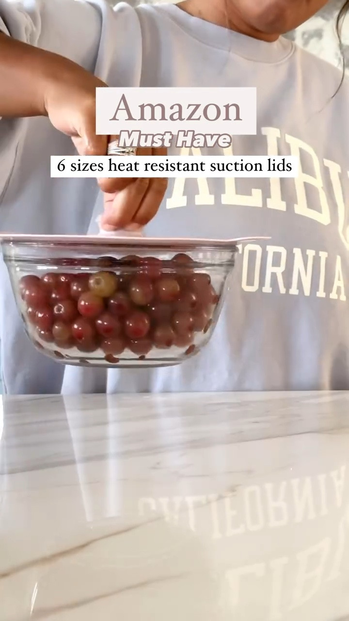 If you’re tired of looking for lids or lost a lid, this is for you! Comes I 8 pack with 6 different sizes! Under $20 Amazon must have!! Kitchen essential - Amazon home

#LTKHome #LTKSaleAlert #LTKFindsUnder50