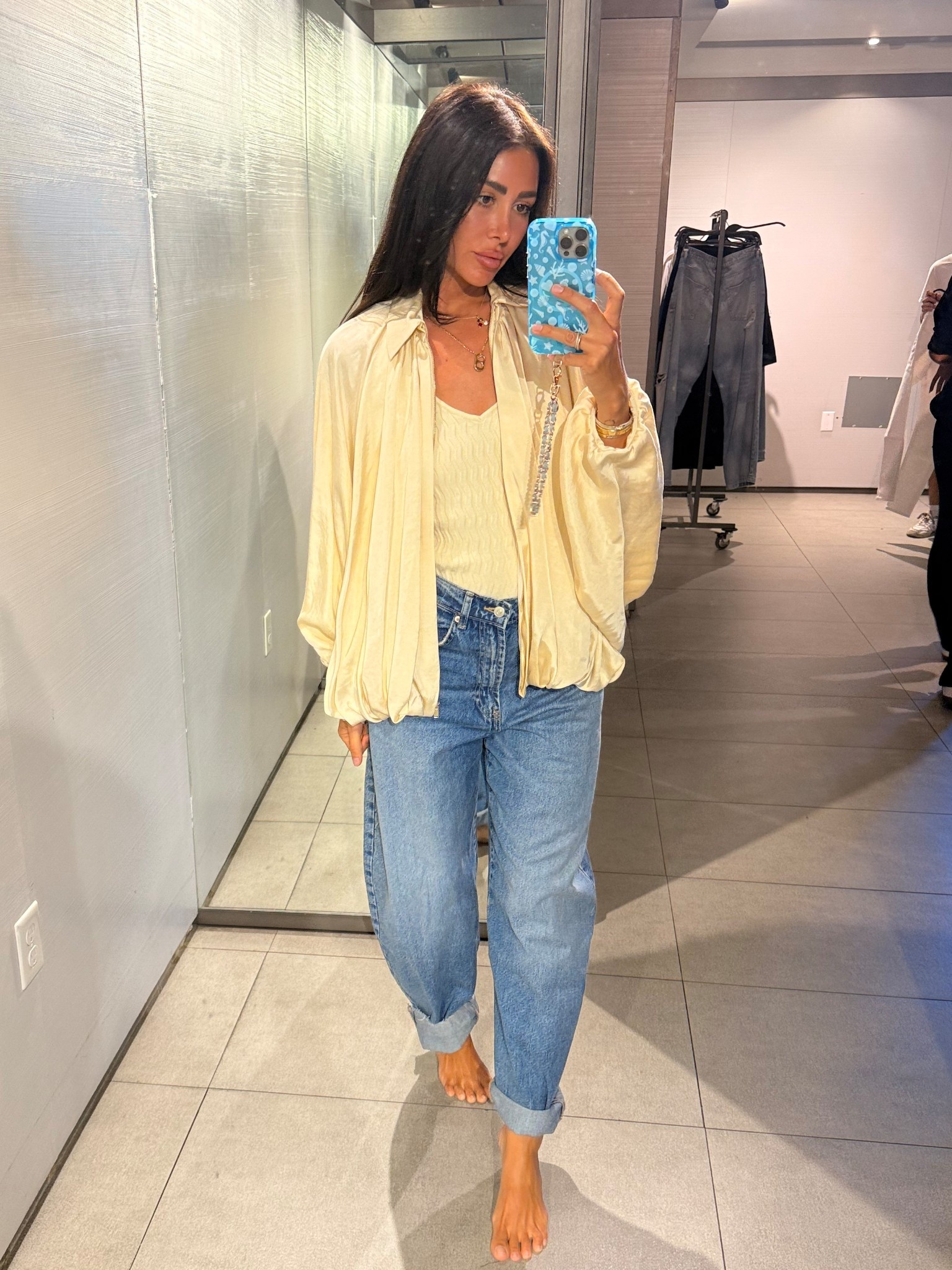 Love this look from Zara. The jacket is on sale in this color too. Wearing size medium in the jacket. Tank size small. Jeannie sized up to a 38 in Zara sizing. 



#LTKFindsUnder100 #LTKSeasonal #LTKSaleAlert