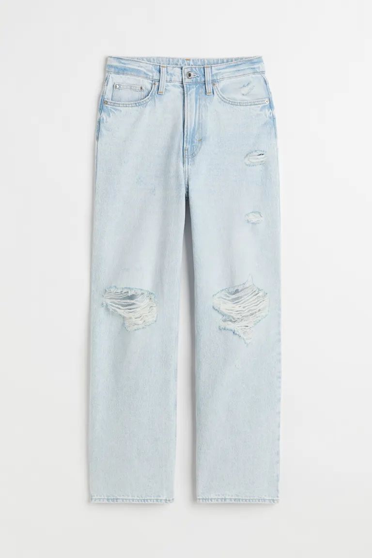 Loose Straight High Jeans | H&M (US)