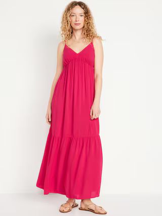 Tiered Maxi Swing Dress | Old Navy (US)