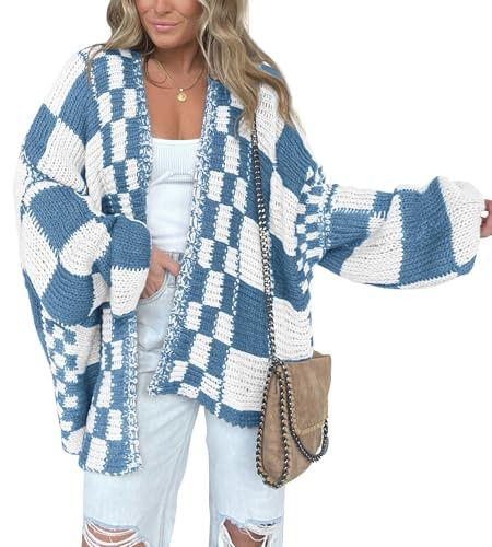 BTFBM Casual Cardigan Sweater for Women Fall 2026 Long Sleeve Sweaters | Amazon (US)