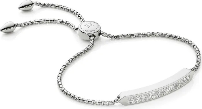 Monica Vinader Baja Skinny Pavé Diamond Bracelet | Nordstrom | Nordstrom